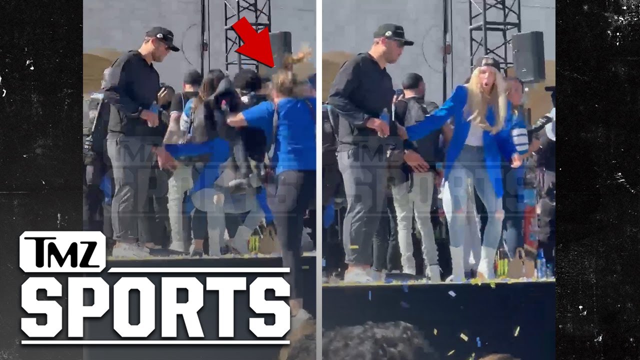 Rams Super Bowl Parade Photographer Fractures Spine In Scary Fall From Stage | TMZ Sports
