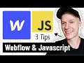 Webflow + Javascript: 3 Tips To Improve Your Code!