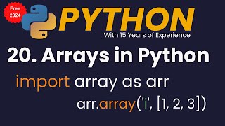Python Array | Array in Python