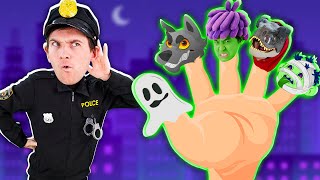 Police Finger Family | Zombie, Wolf and Policeman Song - LookBee!