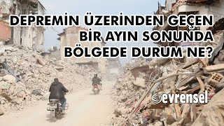 Depremin üzerinden bir ay geçti | Su, çadır, hijyen malzemesi hâlâ ihtiyaç, halk öfkeli