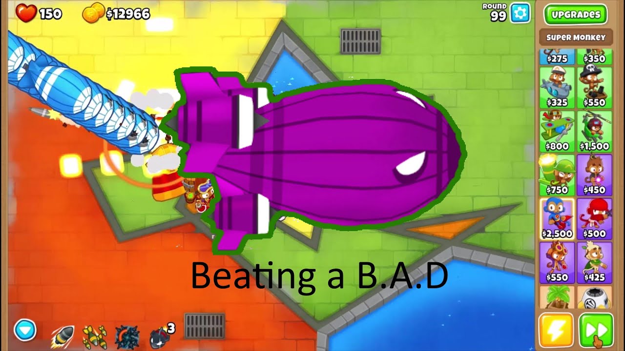 Beating A B.A.D (Bloons TD 6) - YouTube