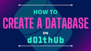 Create a database on DoltHub