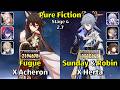 E0S0 Fugue x Acheron & E0S1 Sunday x Herta | NEW UPDATED Pure Fiction | Honkai: Star Rail 2.7