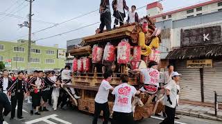 【HD高画質】令和4年 泥堂町 だんじり 試験曳き 2 平野郷 夏祭り 杭全神社 2022年‎6月‎25日