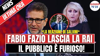 FABIO FAZIO LASCIA LA RAI DOPO 39 ANNI (La Reazione di Salvini è uno SCANDALO!)