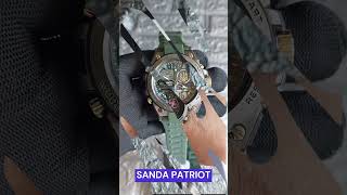 Відеоогляд годинника Sanda PATRIOT Black-Military | Годинник з Cимволікою України