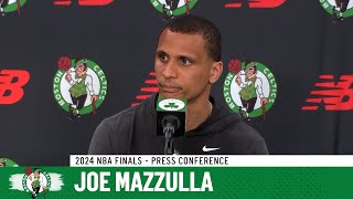 PRESS CONFERENCE: Joe Mazzulla on facing Mavericks in NBA Finals, defending Brown & Tatum