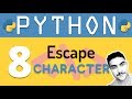 Python tutorial 8: Escape Character for Strings in Python by Manish Sharma
