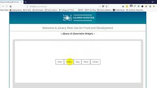 ui jquery tutorial Part 11 selectable widget