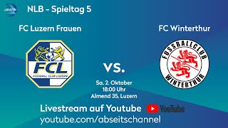 FC Luzern Frauen vs. FC Winterthur | #NLB Spieltag 5 | 02.10.2021