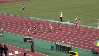 2016日本ｲﾝｶﾚ女子100m予選2組 中村水月11.83(-0.7) Mizuki NAKAMURA1st 520 中島ひとみ12.07壹岐いちこ12.20