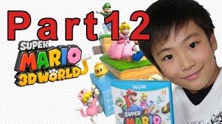 【スーパーマリオ３Dワールド】家族４人で実況プレイ、一番の敵は味方だった！！【part12】