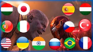 "I AM INEVITABLE" and "I AM IRON MAN" in different languages | Avengers The EndGame |