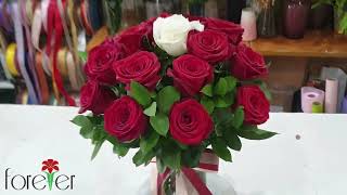 Red \u0026 White Roses, Christmas Flowers - Forever Florist Thailand Bangkok \u0026 All Thailand Free Delivery