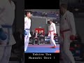 Amazing Ushiro Ura mawashi Geri _ Karate Wkf Kumite #shorts #karate #wkf #kumite