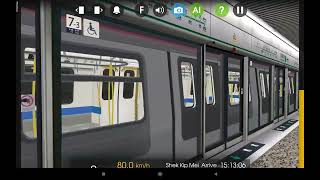 Hmmsim 2 | KTL Q Train Arriving at Shek Kip Mei Station #shorts