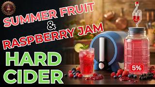How To Make Alcohol (5% Summer Fruits & Raspberry Jam Cider)