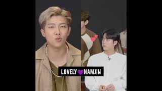 Jin is looking at Rm with great love💕bts#namjinedit#short