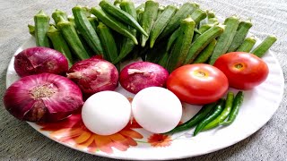 Make Egg Bhindi in this manner, it is guaranteed that if you eat 4 rotis instead of two, your fingers will lick the plate.