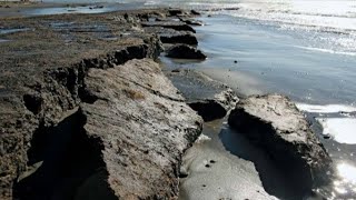 water erosion,how much water cut a rock in 50 years