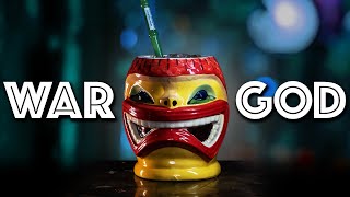 A Hollywood tiki playboy with five wives  [War God cocktail]