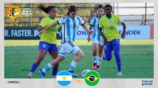 ARGENTINA vs. BRASIL [0-0] | RESUMEN | CONMEBOL SUB17 FEM | FASE DE GRUPOS