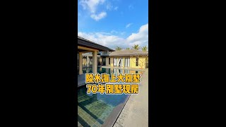 盖在海上的中式合院别墅，老板您见过吗？313平奢华泳池别墅70年产权，星级酒店的管家服务，正好一家人度假，有院子太实用！