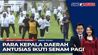 Retret Hari Kedua, Para Kepala Daerah Antusias Ikuti Senam Pagi | Sindo Today | 22/02