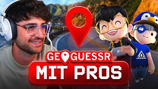 ICH SPIELE GEOGUSSR MIT PROS!🔥 mit Lennli, BastiGHG, Willy \u0026 Co. 😂