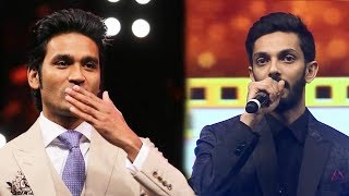 Dhanush's Epic Reaction When Anirudh Gets Emotional About Him | SIIMA 2019