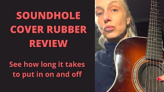 SOUNDHOLE COVER RUBBER FOR ACOUSTIC GUITAR  - REVIEW