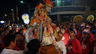 仁武勝利會天上聖母入廟安座~小港官將會館遶境順利圓滿~電子煙火施放