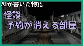 【朗読】怖い話「予約が消える部屋」【ChatGPT】｜AIが書いた物語