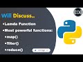 Python Lamda function & map(), filter(), reduce() functions | Python | Session 15 #CodingWithKarthik