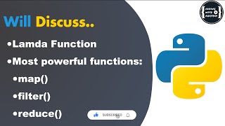 Python Lamda function & map(), filter(), reduce() functions | Python | Session 15 #CodingWithKarthik