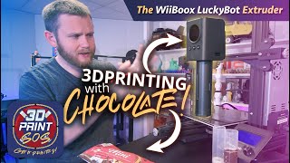 Can the Voxelab Aquila print CHOCOLATE? - WiiBoox LuckyBot Extruder