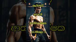 ලෝකයේ හොදම ආත්මාරක්ෂක සටන්කලා 5 💪 #shorts #top5