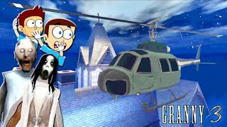 Play for Granny Grandpa and Slendrina 3 : Helicopter Escape I Shiva and Kanzo Gameplay