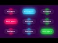 CSS Glassmorphism Button Hover Effects | Glass Morphism