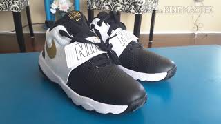 Quick Review: NIKE TEAM HUSTLE D 8 (GS) BLACK/METALLIC GOLD-WHITE