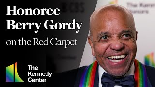 Honoree Berry Gordy on The 44th Kennedy Center Honors Red Carpet