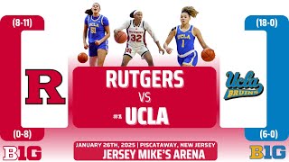 Rutgers vs No. 1 UCLA | Big Ten | 1.23.25