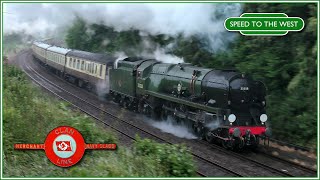 35028 'Clan Line' Does Battle With Rattery \u0026 Hemerdon Banks! The Cornishman - 17th June 2018