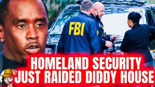 BREAKING:Diddy On The Run|LIVE VIDEO OF Justin & Christian Combs DETAINED|HOMELAND SECURITY Raid
