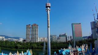 롯데월드 어드벤처 번지드롭 탑승영상-Bungee Drop on-ride Lotte World Adventure