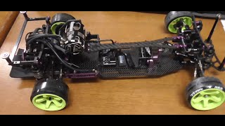 マルちゃん　2WD DRIFT YD2ReveD TKサスマウントTNﾚｰｼﾝｸﾞ FLX シャーシ＆走行動画RWD DRIFT RC