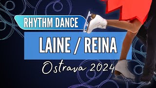 Cilia LAINE / Urho REINA (FIN) | Junior Ice Dance Rhythm Dance | Ostrava 2024