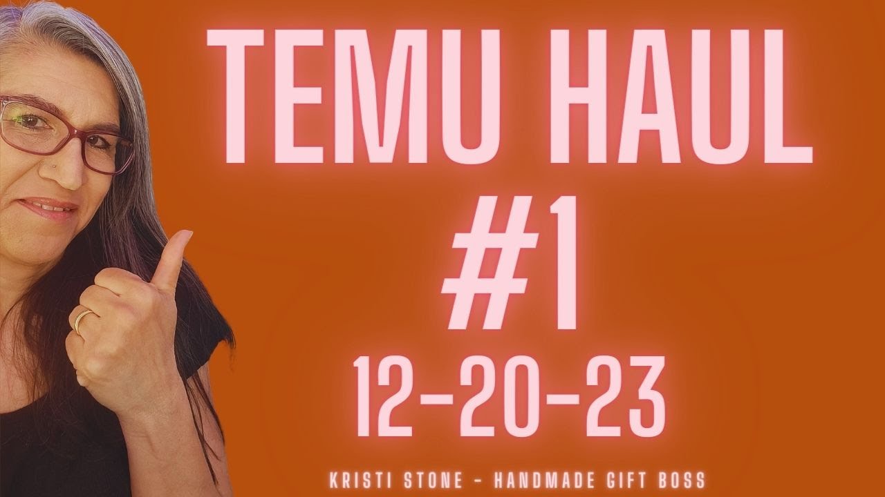 Crafty Temu Haul Temu Unboxing Youtube