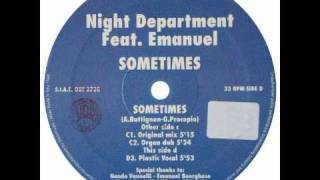 Night Department - sometimes